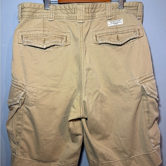 Polo Ralph Lauren Tan Cargo Shorts with Relaxed Fit - Picture 3 of 7